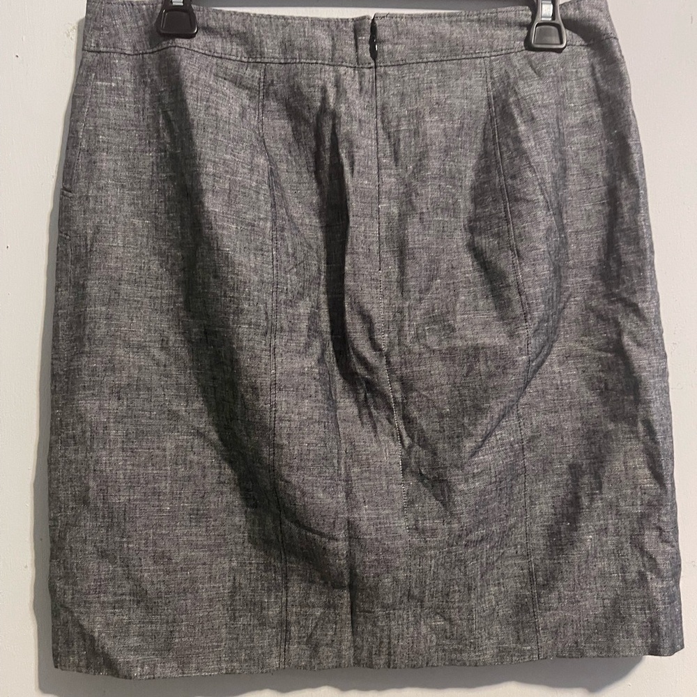 Ann‎ Taylor Gray Knee-Length Pencil Skirt for Work - Picture 2 of 3